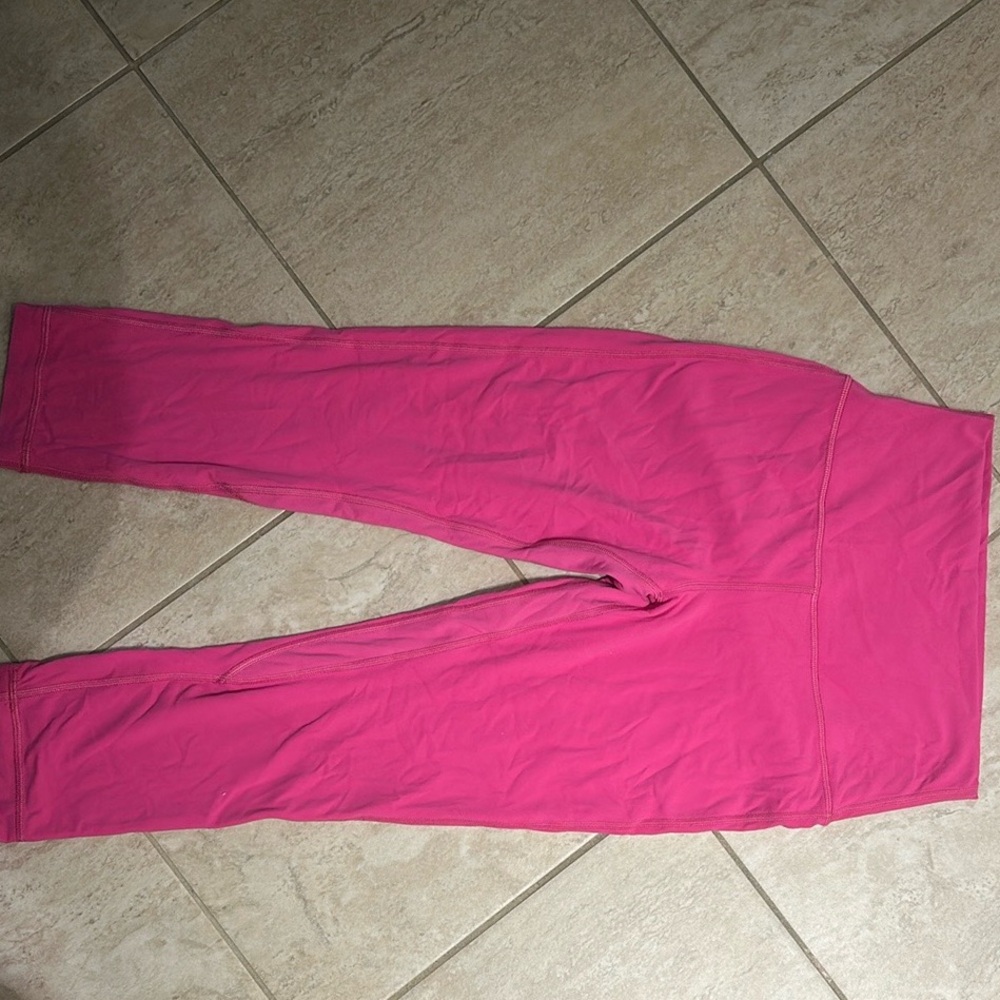 Coral lululemon leggings